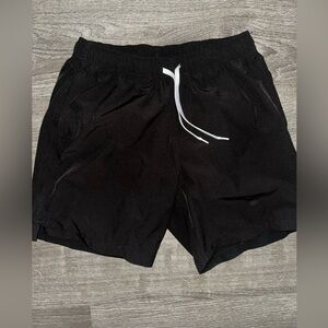 Bearbottom Swim Board Shorts - Medium - 7” Black - Used Volley